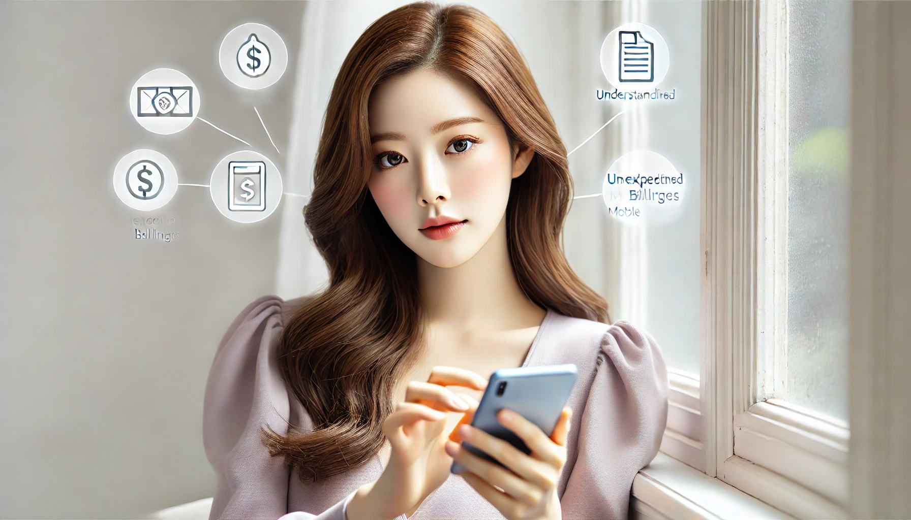 통신과금서비스 내용 확인하는 이미지