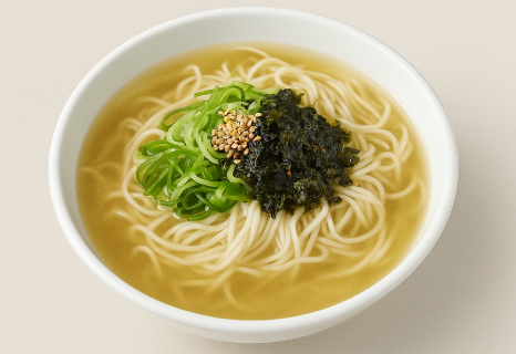 옛날국수 메뉴 이미지 생성