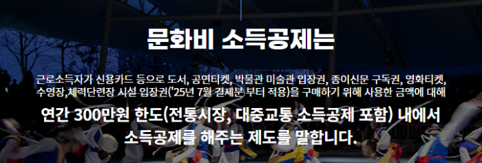문화비 소득공제