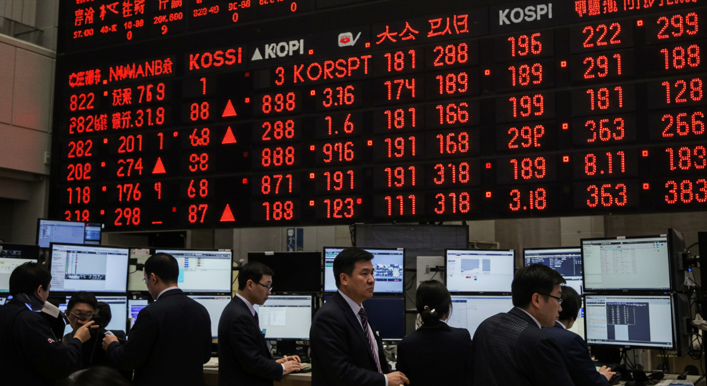아시아 증시, 트럼프 관세 충격에 급락