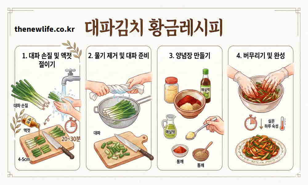 대파김치 담그는법