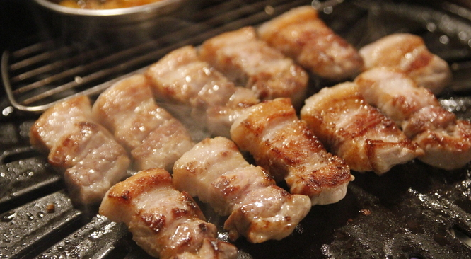 한국인의 대표 메뉴 삼겹살