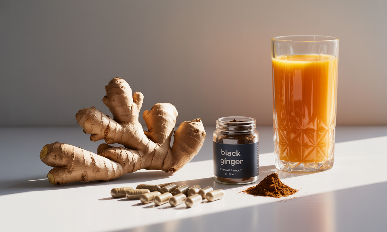 흑생강 추출물 vs. 가루 vs. 즙, 어떤 형태가 가장 좋을까?
