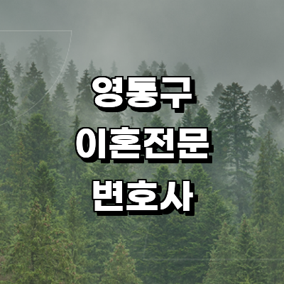 수원 영통구 이혼 변호사