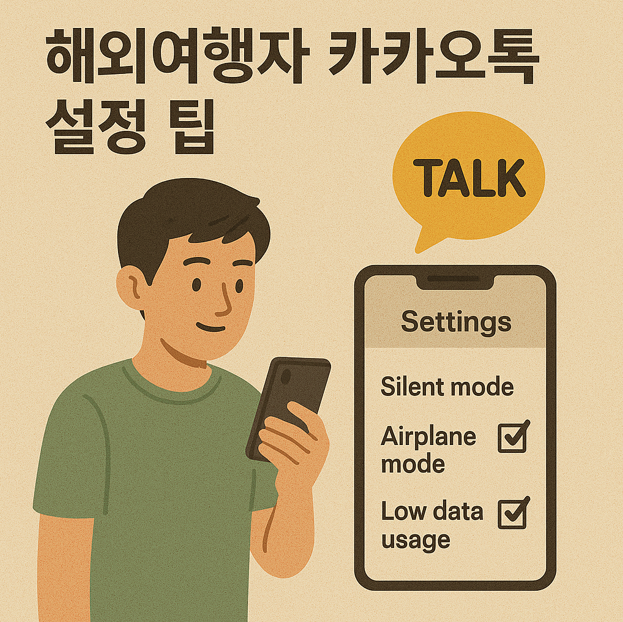 해외여행자 카카오톡 설정 팁