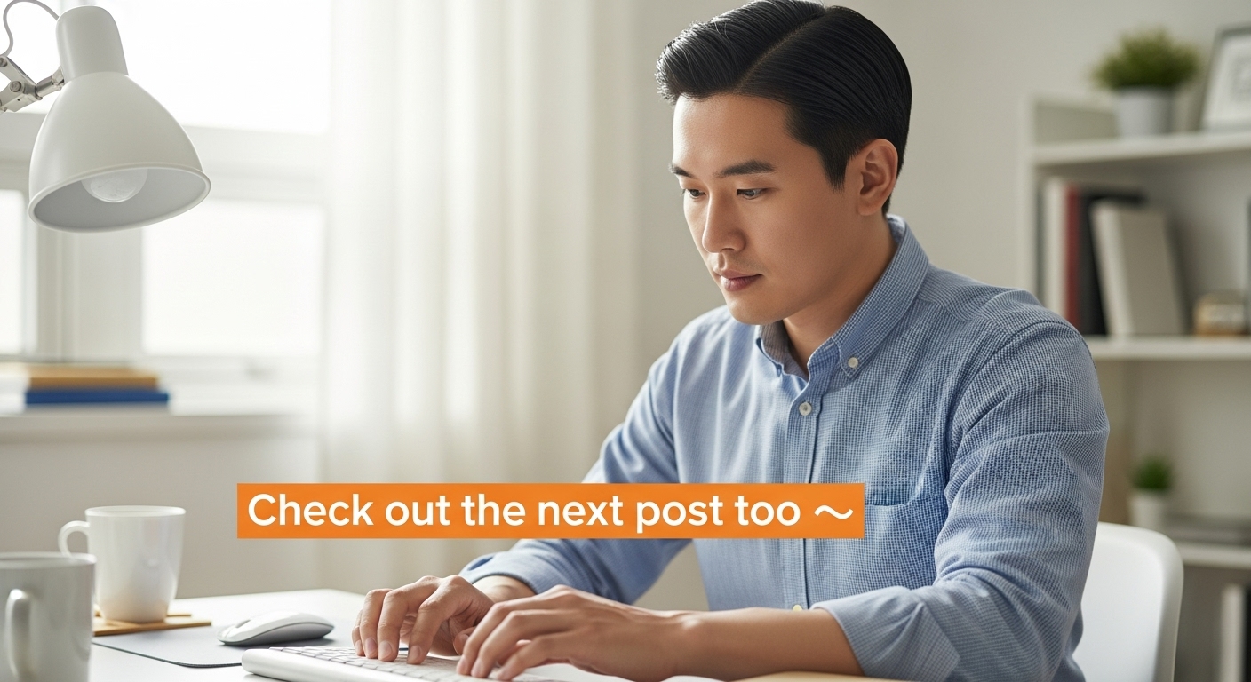 CTA 문장을 추가하는 편집 장면