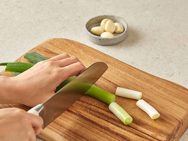 누룽지 백숙 전기밥솥 레시피 대파 손질