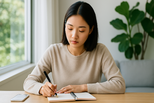 하루 5분, 감정을 마주하는 시간 &ndash; 감정 기록으로 마음을 돌보다