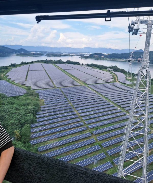 거대한 붕어섬 태양광