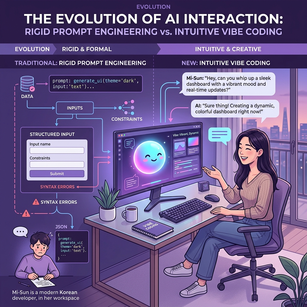 바이브 코딩(Vibe Coding)의 정의: 코딩의 언어가 바뀌다