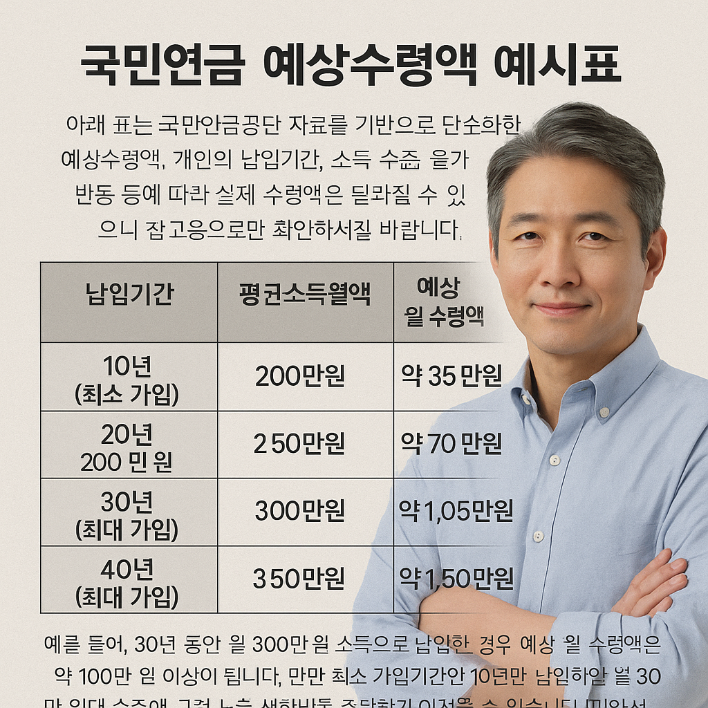 국민연금 예상수령액