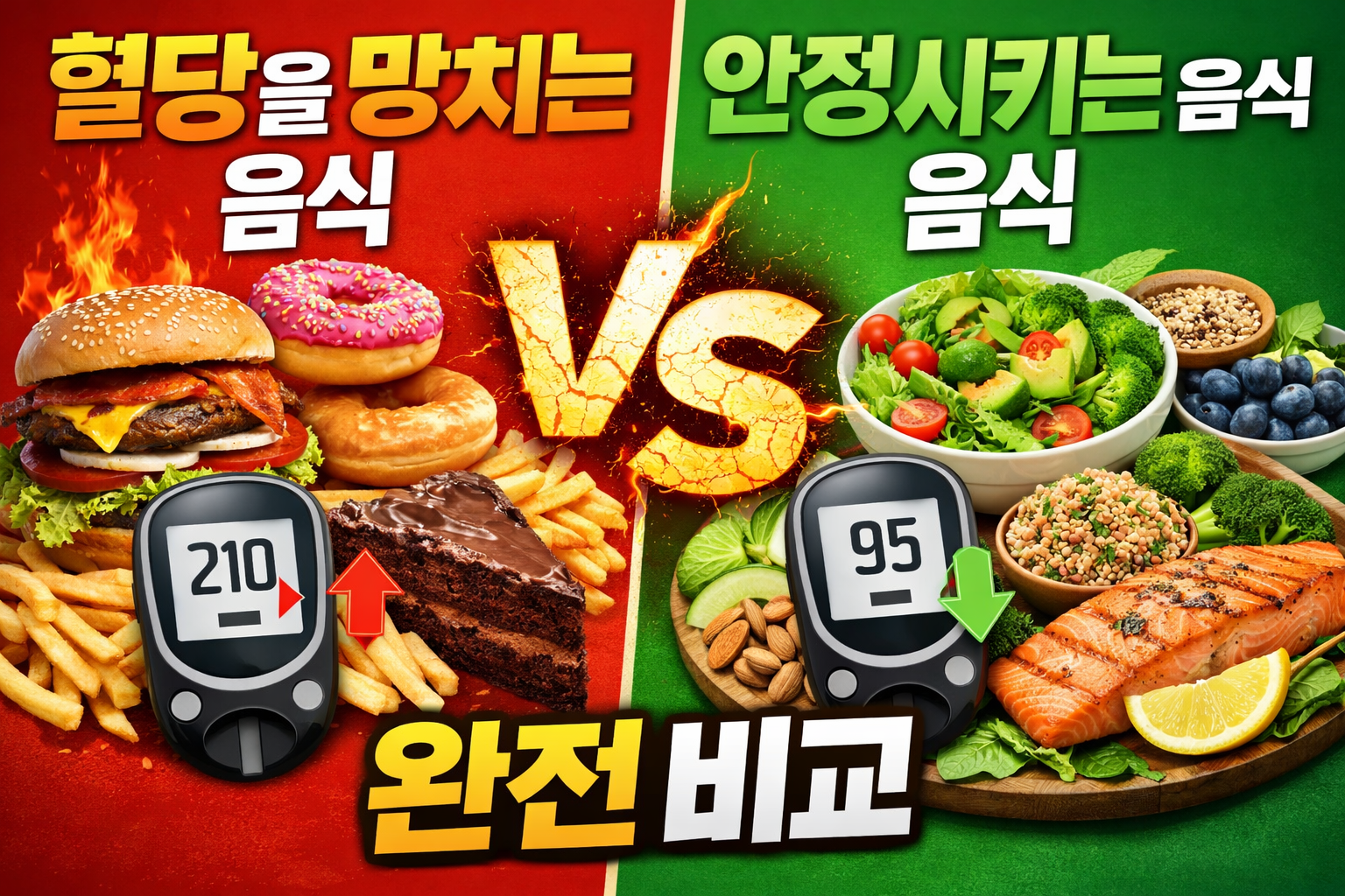 혈당 조절 실패 음식