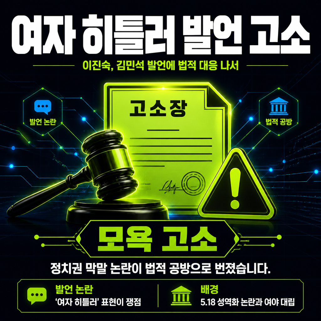 여자 히틀러 발언 고소