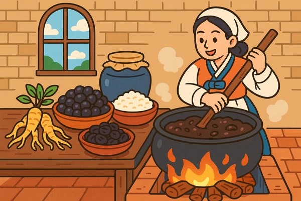 경옥고 재료와 전통 제조 과정13