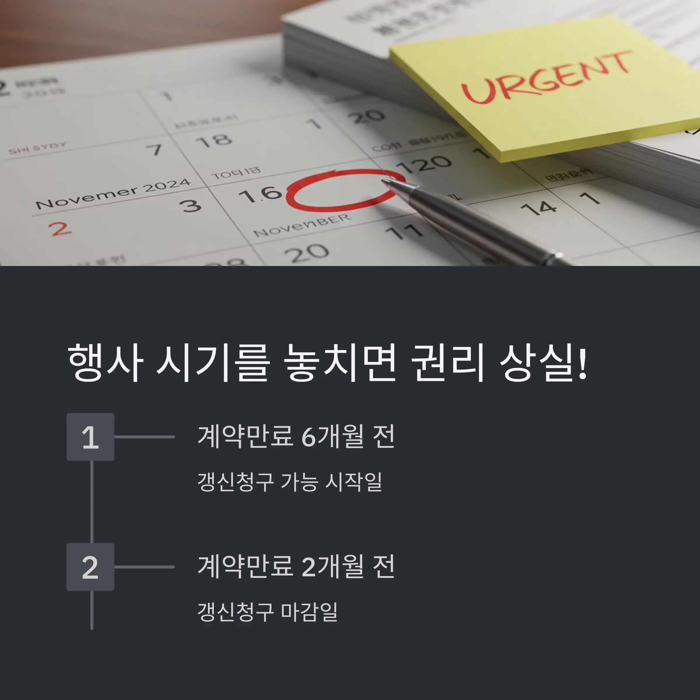 📋 갱신청구권 행사 기준
