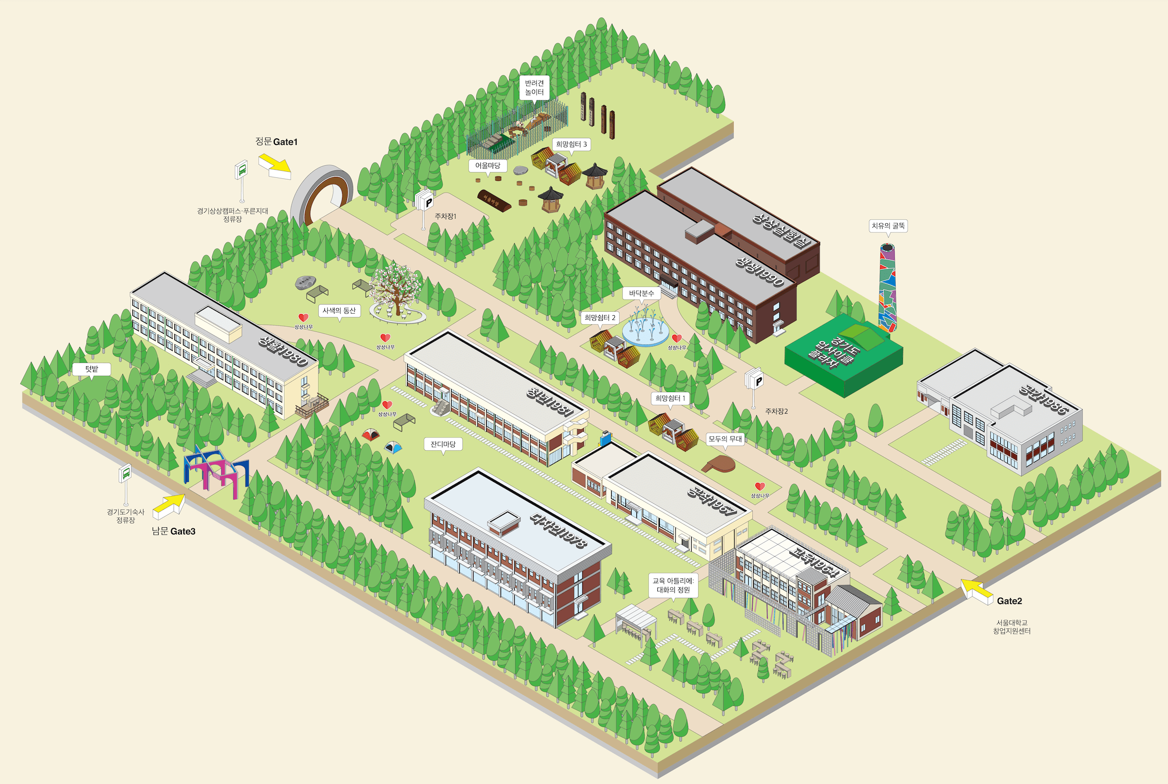 경기상상캠퍼스 지도