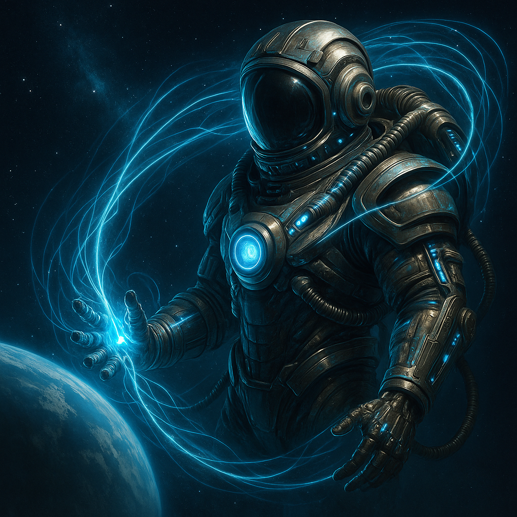 우주 유영 시 착용하는 자기장 유도 슈트 개발