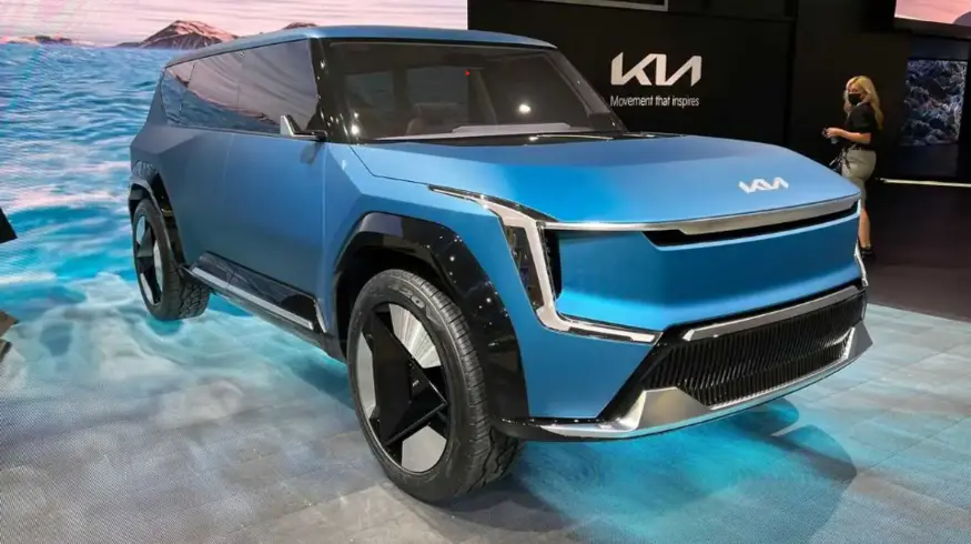 기아 EV9 존재감 압도적인 대형 SUV 내년 4월 출시... EV9 가격 실구매가 모의견적 제원 옵션 내부 색상 디자인 인테리어 총정리