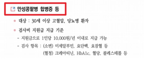 고혈압,당뇨병 등록관리사업 등록절차,신청자격,지원금액