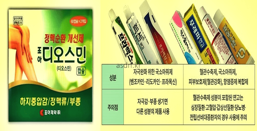 디오스민 효능 효과,성분,가격,부작용 총정리