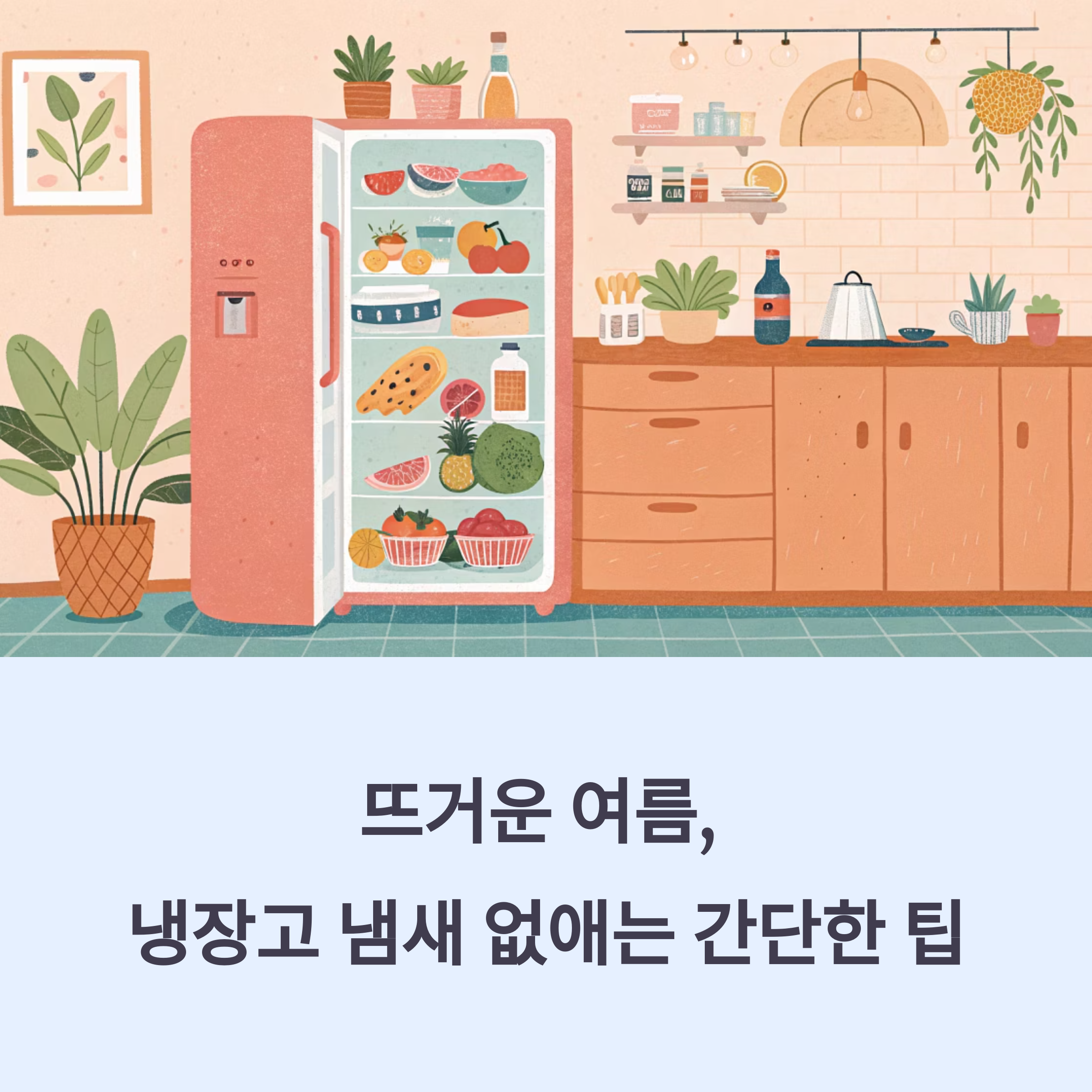 냉장고 냄새 없애는 간단한 팁