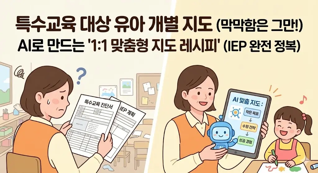 AI 보조로 특수교육 대상 유아 가르치기