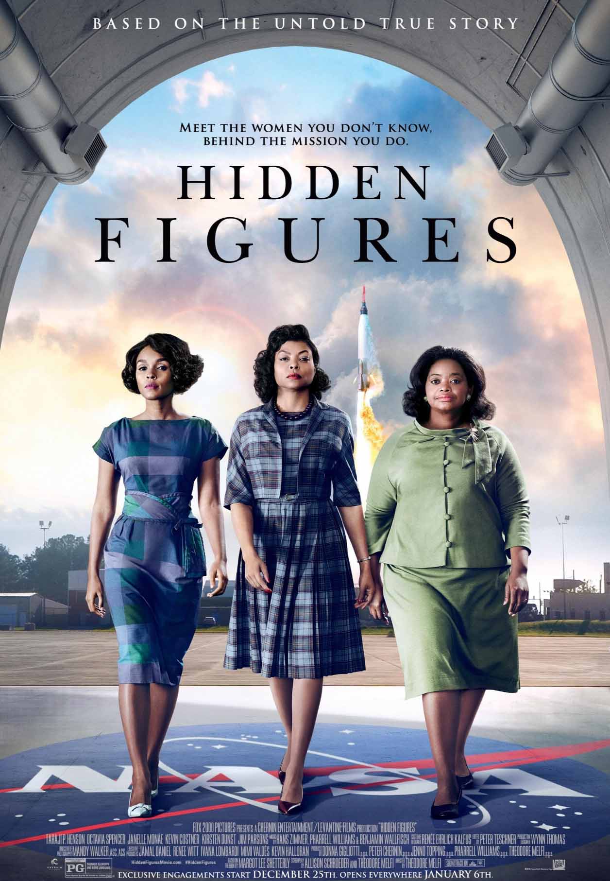 히든 피겨스 (Hidden Figures, 2016) 영화포스터