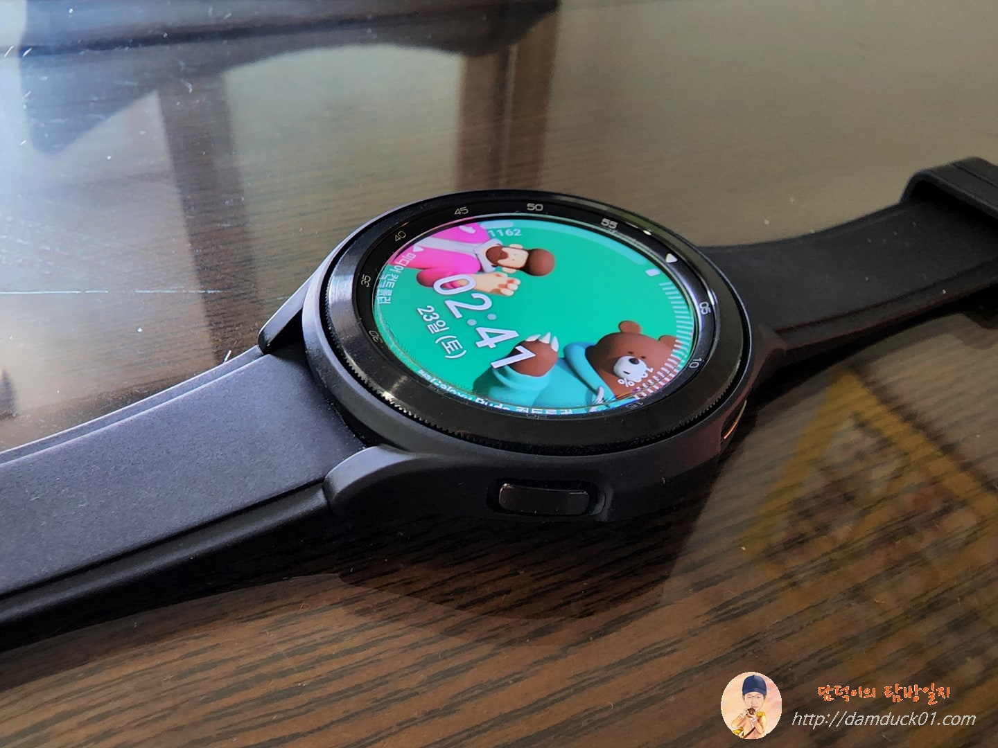 아이몰 갤럭시워치 풀커버 케이스 장착