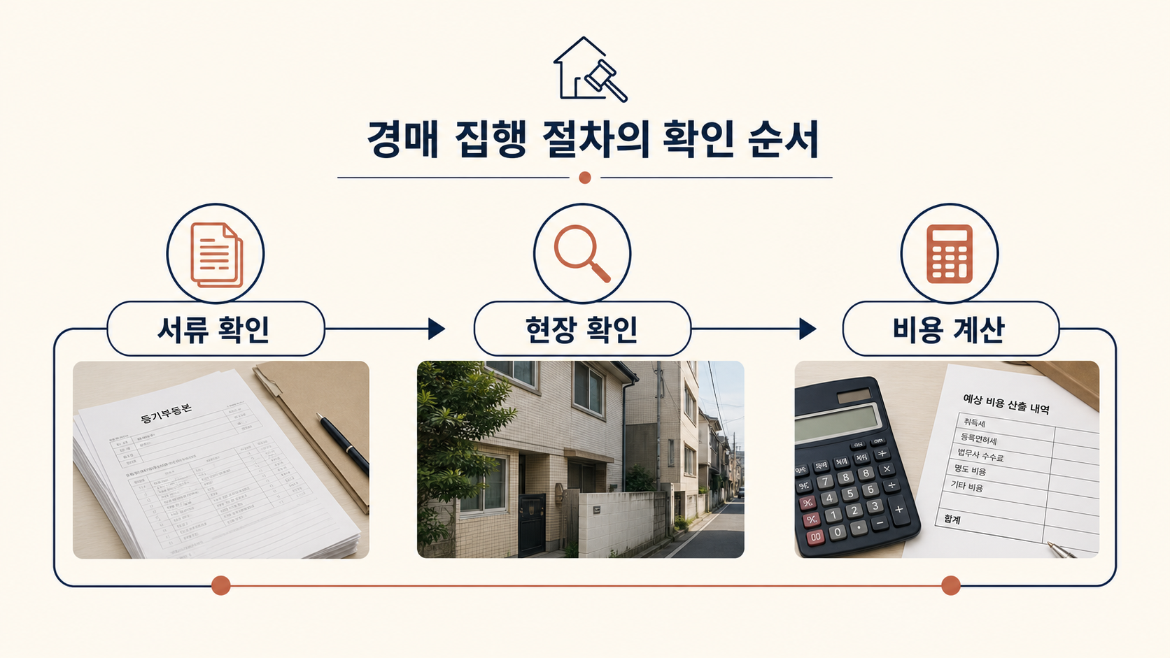 비용 근거부터 집행 절차까지의 경매 검토 순서