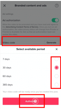 틱톡 스파크 애즈(Spark Ads) 게시물 코드 생성 방법