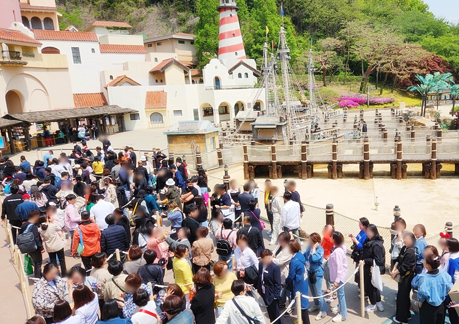 올라가는길에서본 대기줄