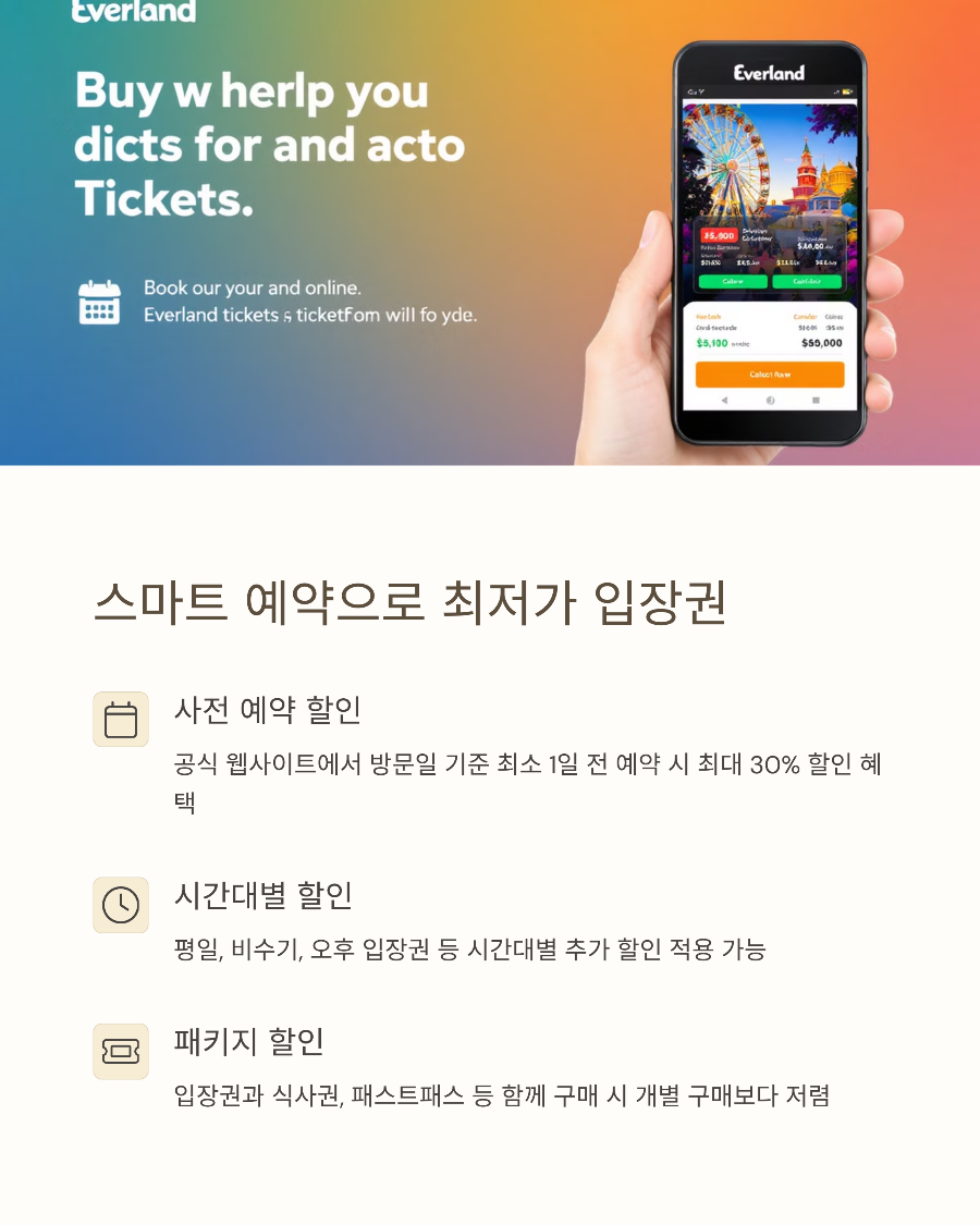 에버랜드 자유이용권 최저가 구매 방법! 할인카드 꿀팁까지