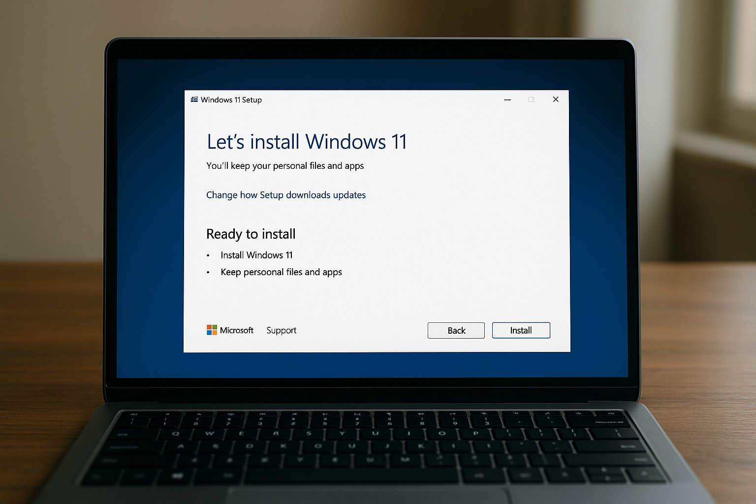 윈도우 11 업데이트 문제 해결사 실행 화면