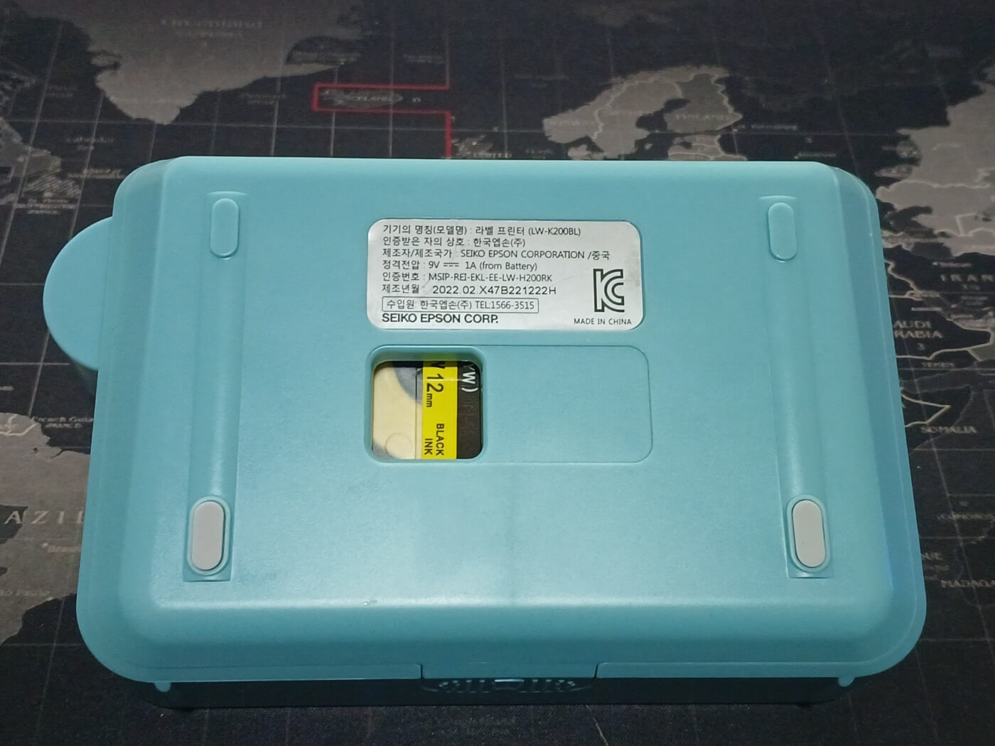 엡손라벨프린터-뒷모습