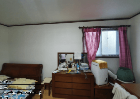 벽면 단열공사 창문이 있는 집