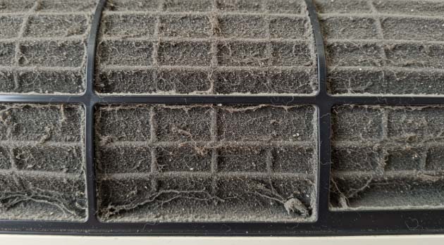 냄새의 원인 필터 상태