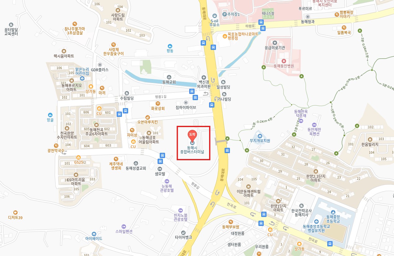 동해 인천공항 리무진 버스 시간표 요금 예약 방법