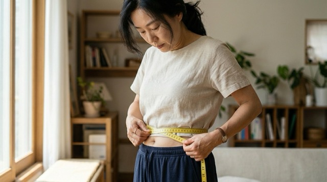 허리둘레 복부 비만 측정