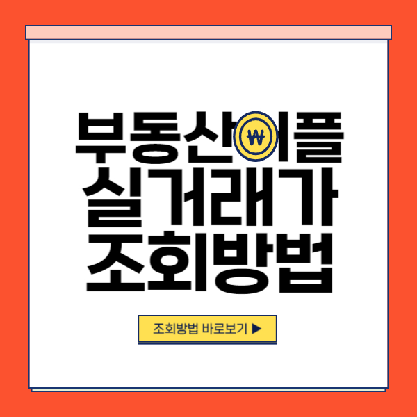 부동산 실거래가 조회방법 (호갱노노 부동산114 KB부동산)