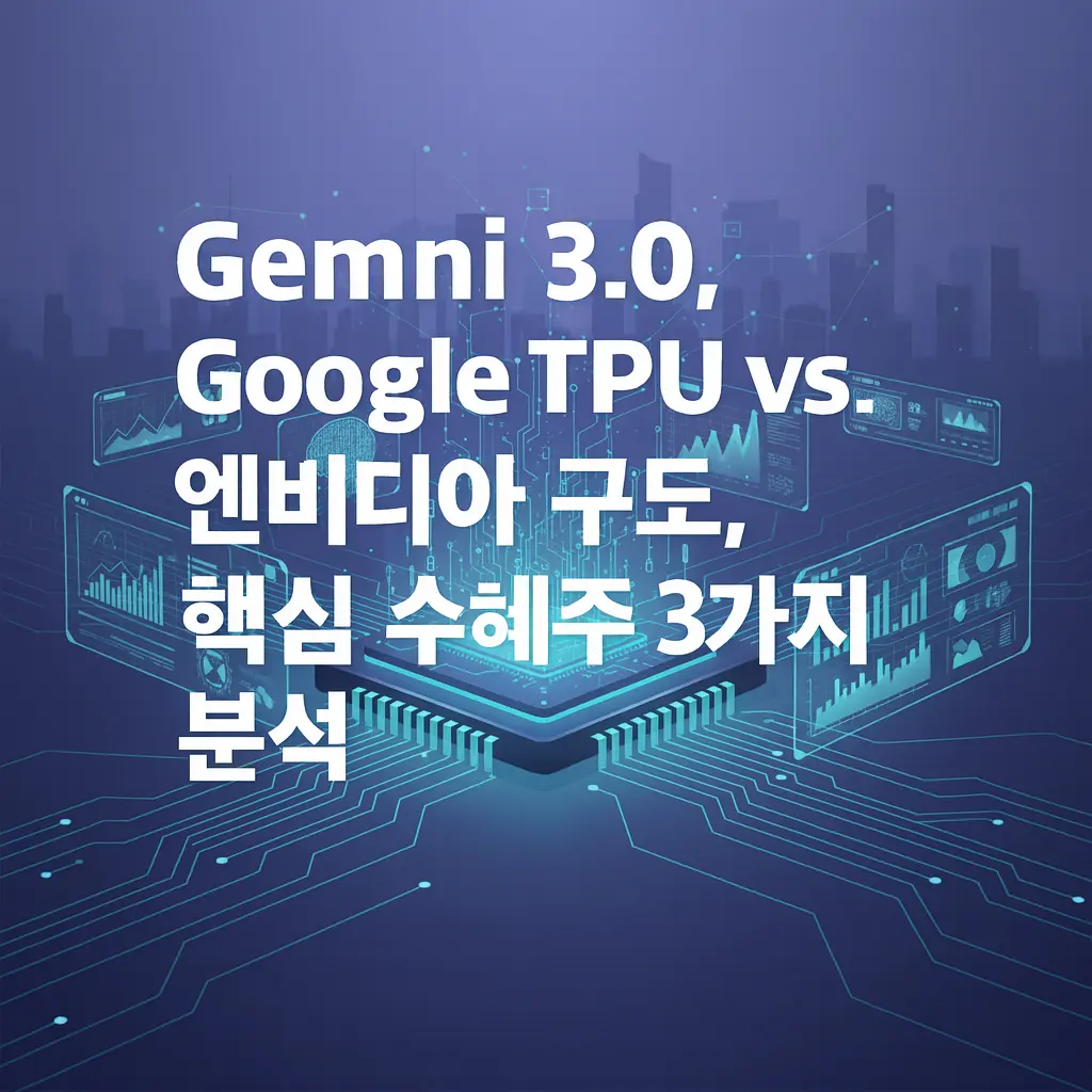 Gemini 3.0, Google TPU vs. 엔비디아 구도, 핵심 수혜주 3가지 분석