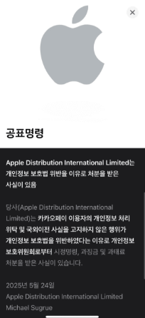애플 공표명령 정체 아이폰 앱스토어 공표명령 이유 알림 대응방법