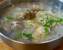 조개칼국수
