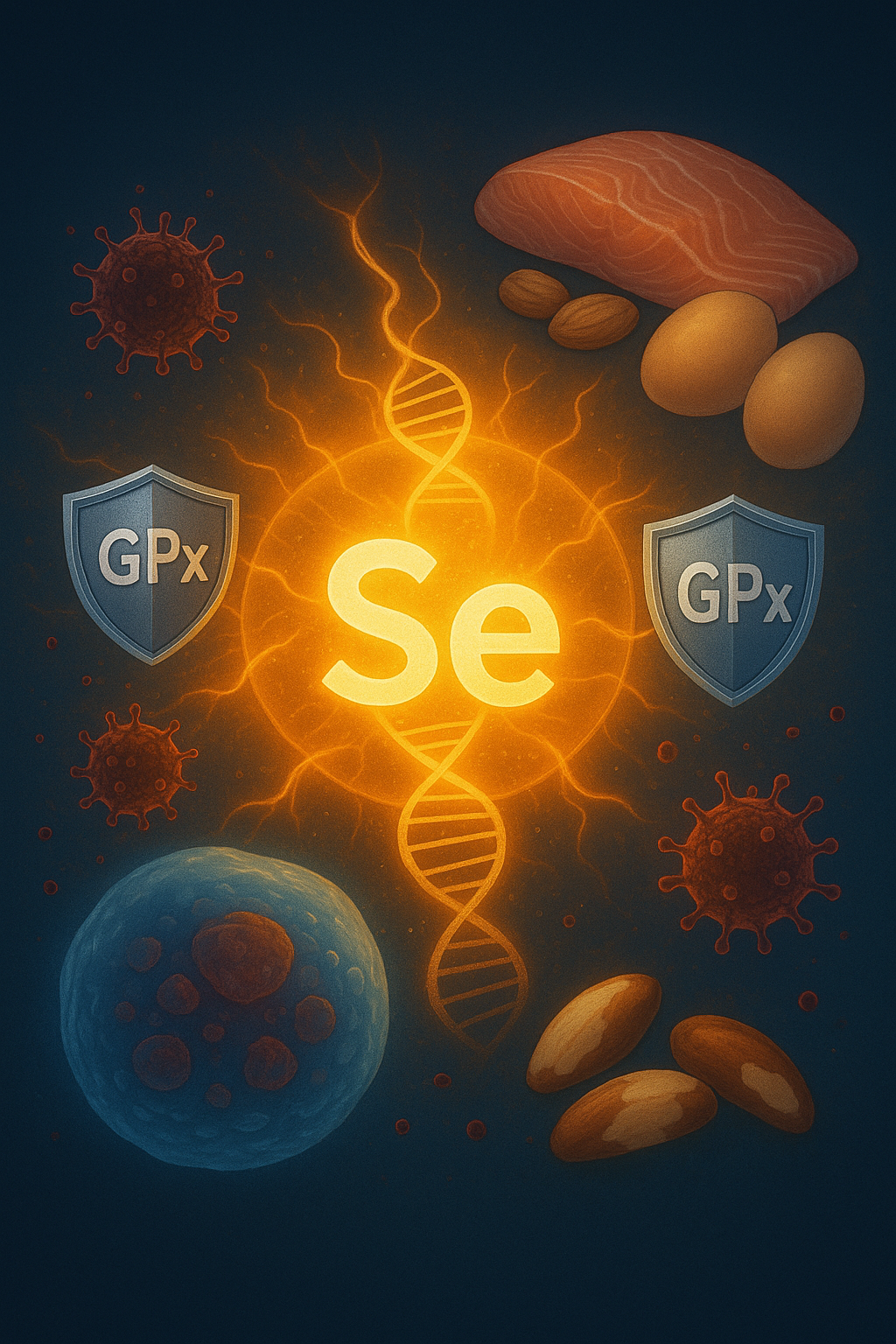(브라질너트, 해산물, 계란) 셀레늄이 풍부한 식품