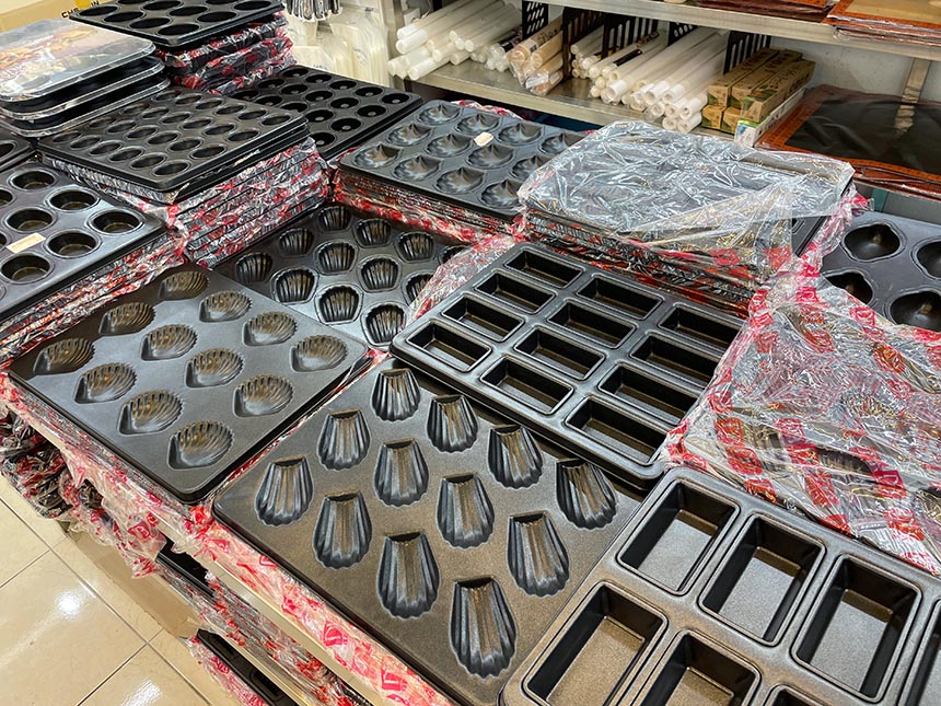 방산시장 베이킹 용품 케이크팬 마들렌팬