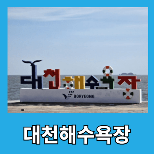 7. 대천해수욕장 인근 상점