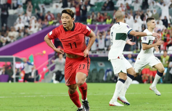 한국 포르투갈 황희찬 골