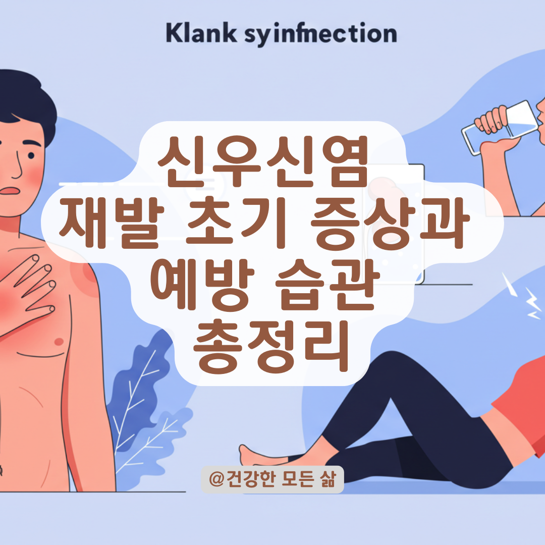 신우신염 경험자라면 주목! 재발 징후로 의심되는 초기 증상 정리.