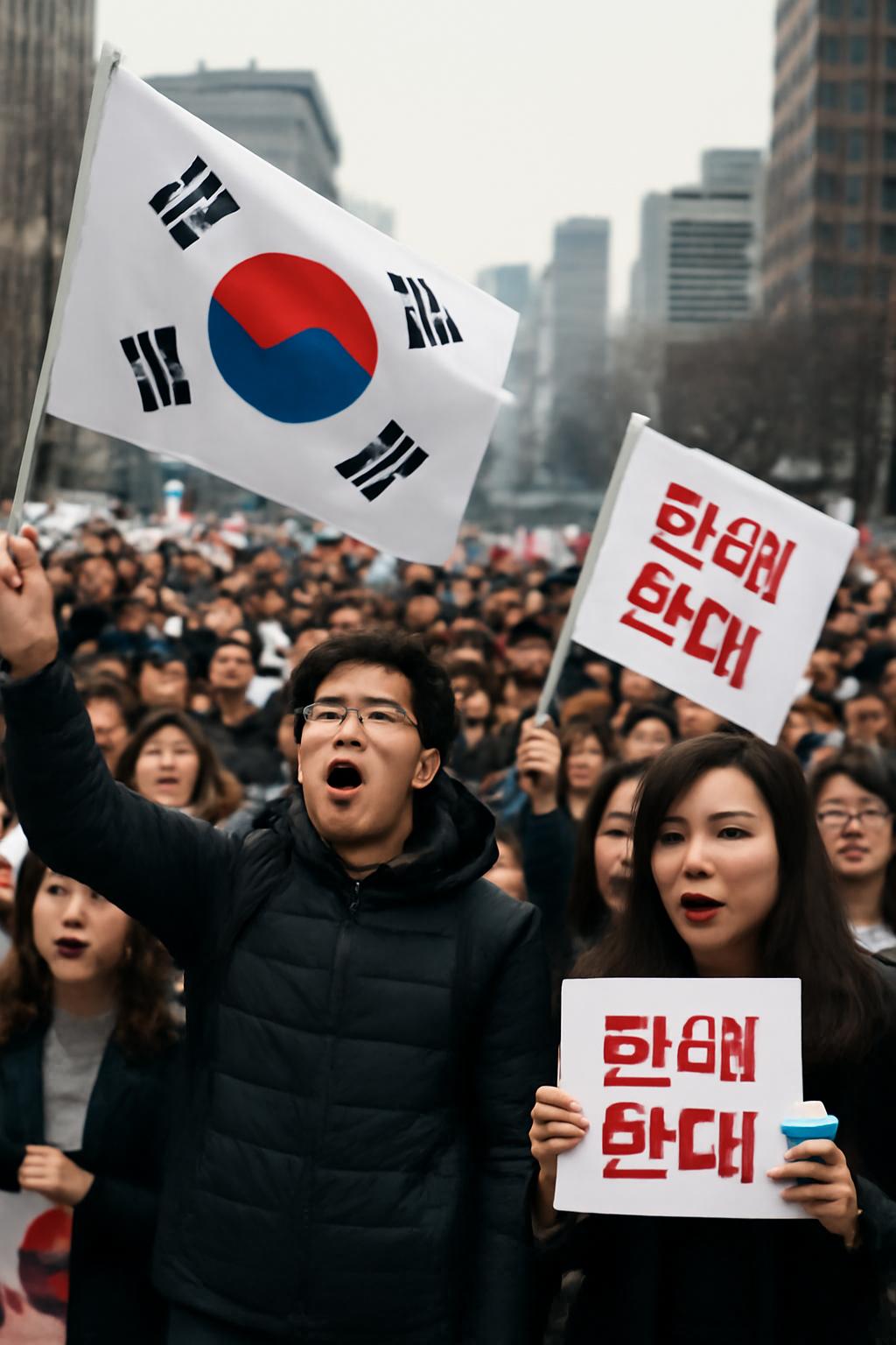 대학생 탄핵 집회