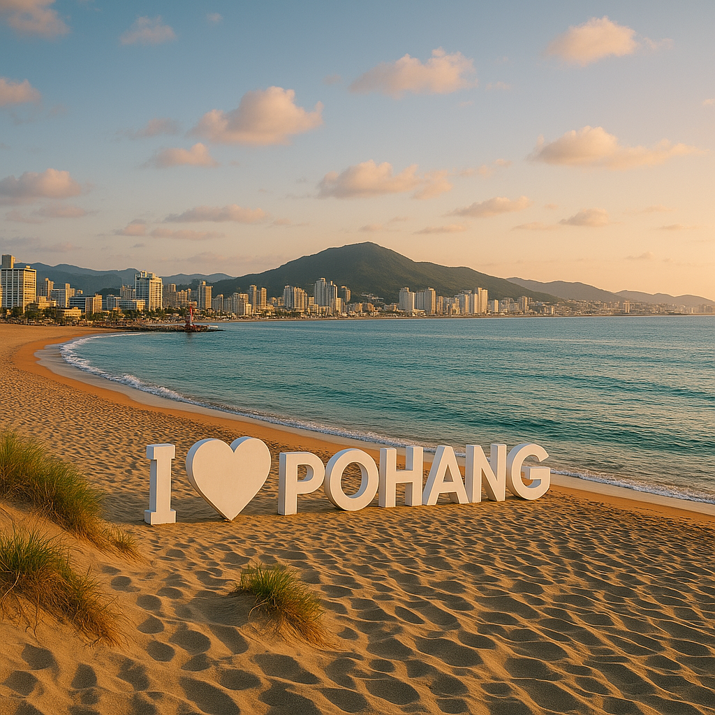 포항 바닷가 사진