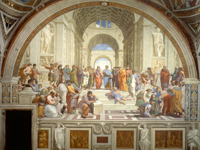 아테네 학당(The School of Athens)원본 고화질 이미지